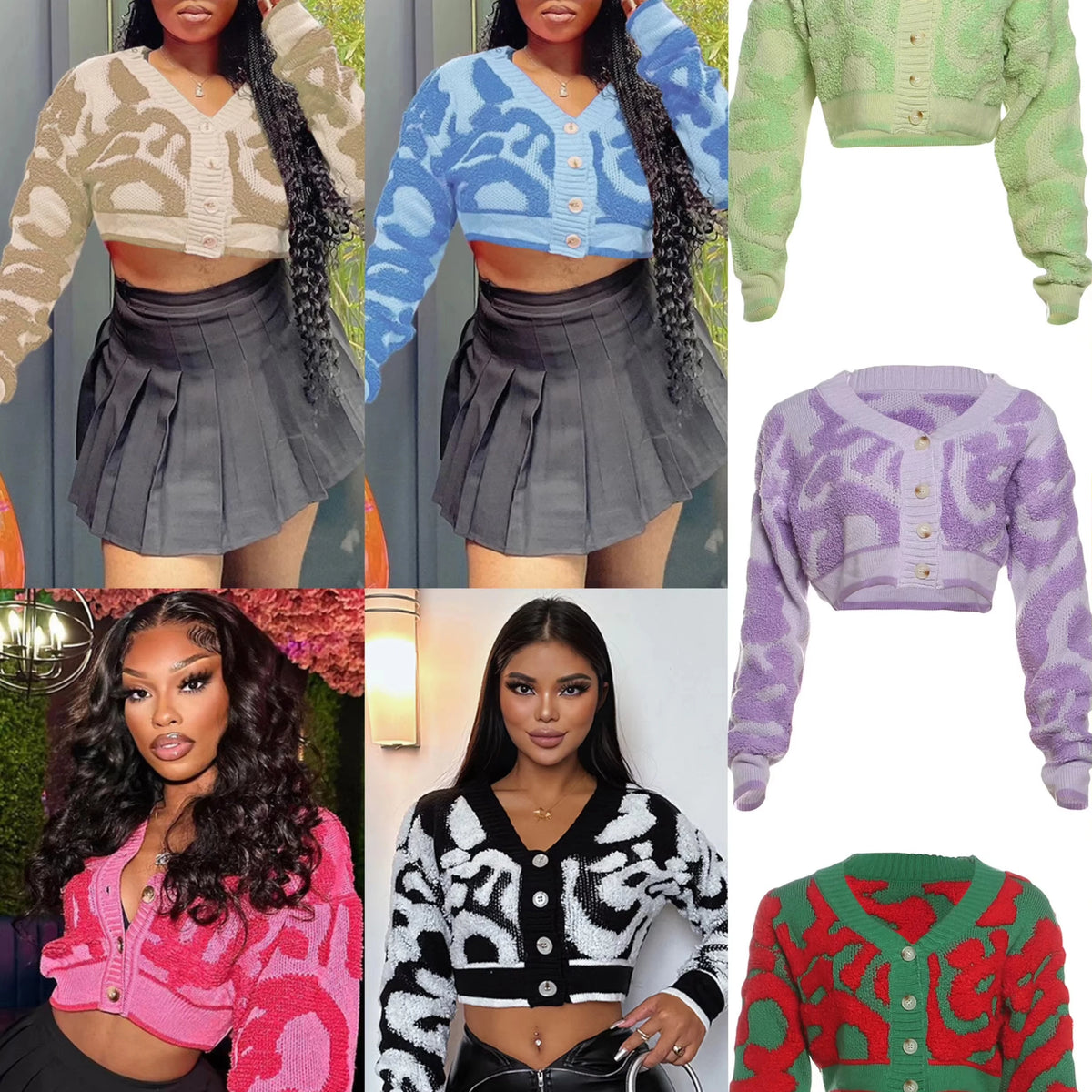 Fall Knit Crop Sweater – Cozy Streetwear Style