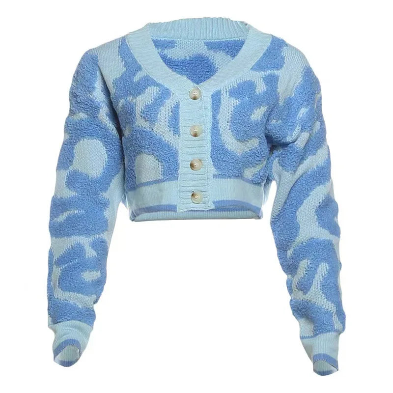 Fall Knit Crop Sweater – Cozy Streetwear Style