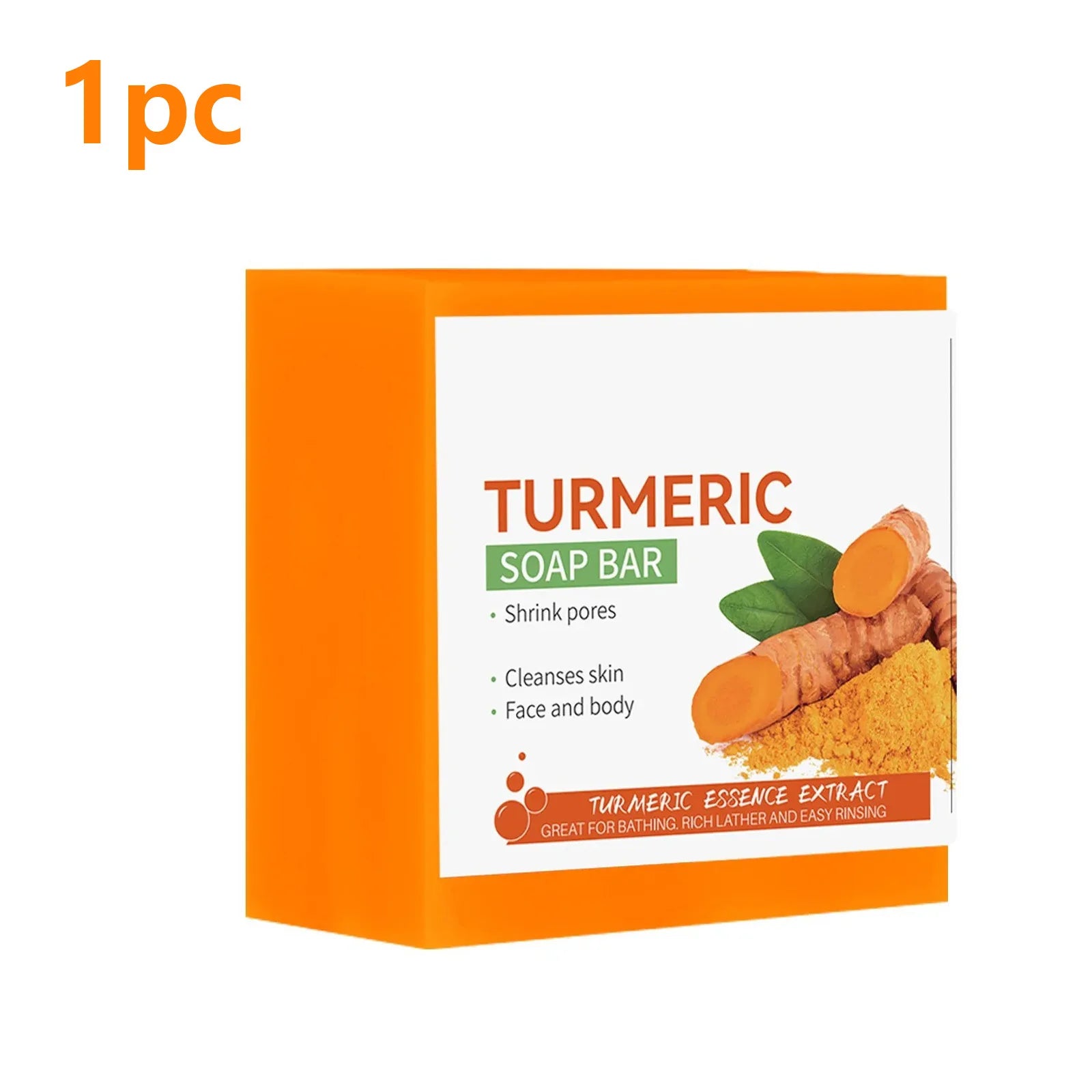 Hand Made Turmeric Soap Body Cleaning Lightening Dark Underarm Leg Body Cleansers Brightening Face Soap Tender Skin Care Beauty