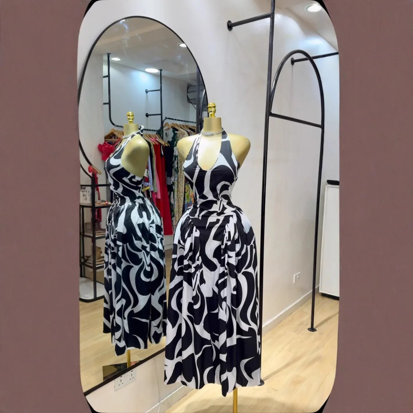 Sexy African Digital Print Off-Shoulder Midi Dress Women's Fashionable Strapless Gown Sleeveless Long Evening Skirt
