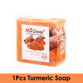 Turmeric Soap Face Cleansing Anti Acne Skin Brighten Remove Pimples Dark Spot Lightening Handmade Ginger Essential Oil Body Bath